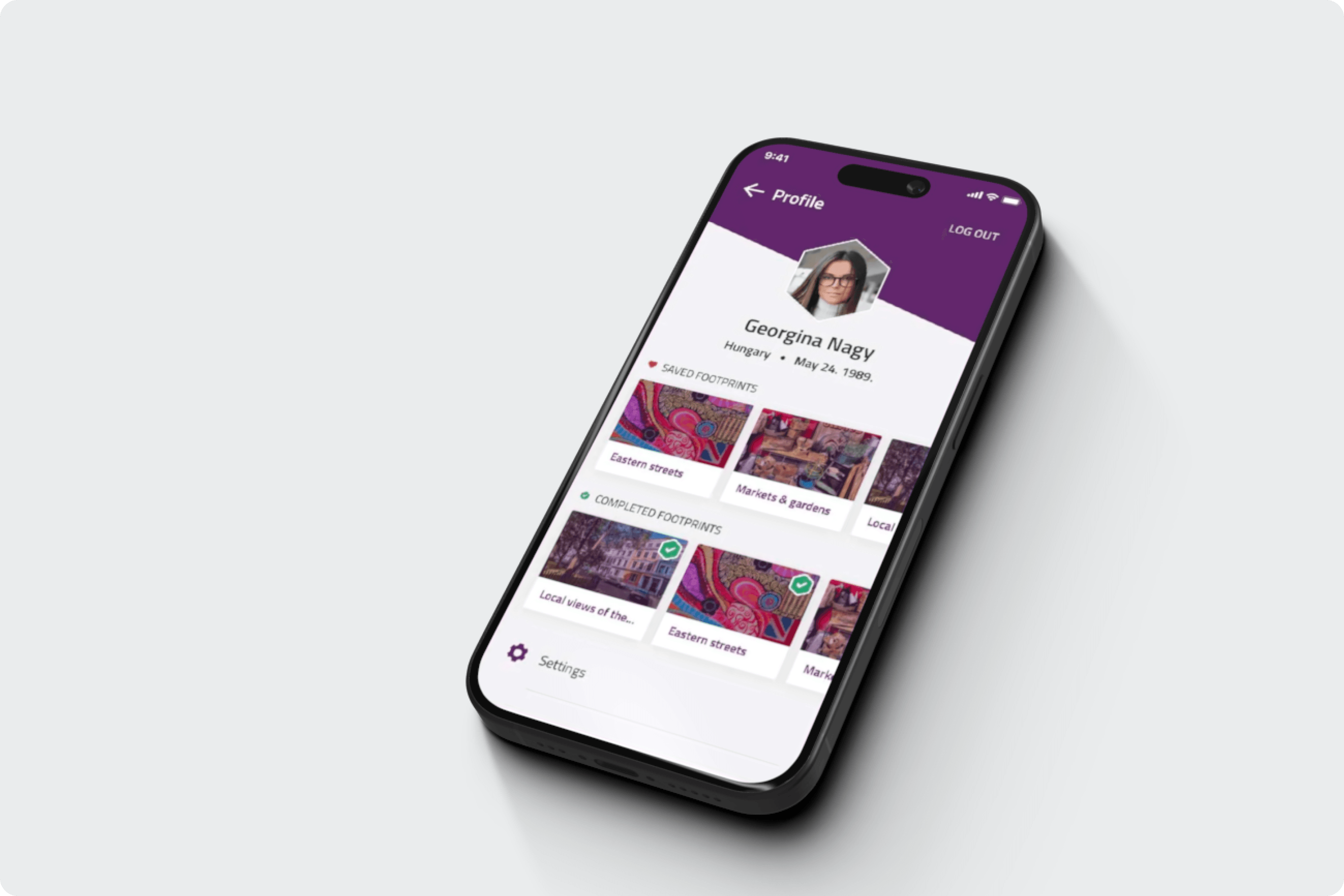 mobile screen with Like Locals 6